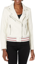 Женская куртка Levi's из искусственной кожи 1159800816 (Молочный, XL)
