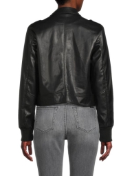 Женская куртка Calvin Klein из искусственной кожи 1159804266 (Черный, L)