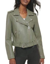 Женская куртка Levi's из искусственной кожи 1159804327 (Зеленый, XS)