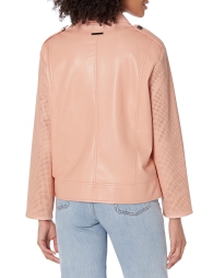 Женская куртка Armani Exchange из искусственной кожи 1159805332 (Розовый, L)