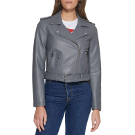 Женская куртка Levi's на молнии 1159831969 (Серый 1X)