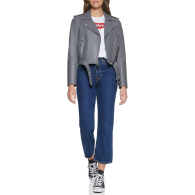 Жіноча куртка Levi's на блискавці 1159831969 (Сірий 1X)