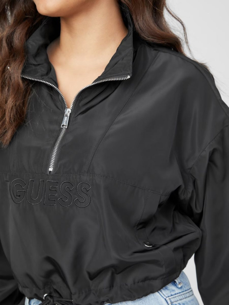 Женский анорак GUESS легкая куртка 1159783338 (Черный, M)