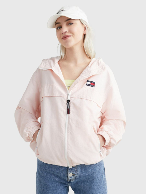 Куртка-ветровка Tommy Hilfiger на молнии 1159785642 (Розовый, S)