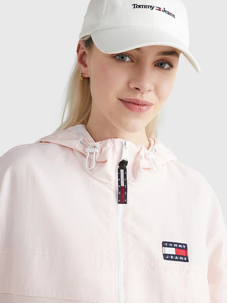 Куртка-ветровка Tommy Hilfiger на молнии 1159785642 (Розовый, S)