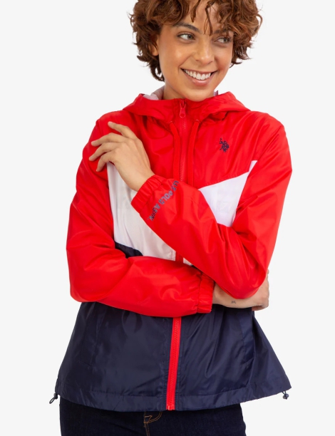 Женская ветровка U.S. Polo Assn с капюшоном 1159807951 (Разные цвета, S)