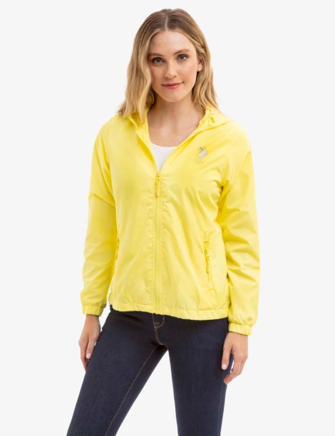 Женская ветровка U.S. Polo Assn с капюшоном 1159806202 (Желтый, L)