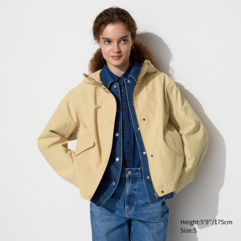 Парка Uniqlo куртка ветровка с капюшоном 1159826359 (Желтый XXL)