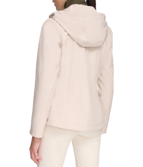 Женская ветровка Calvin Klein с капюшоном 1159826752 (Бежевый L)