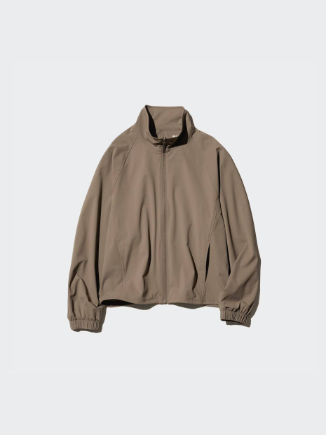 Ультраэластичная ветровка Uniqlo легкая куртка 1159833478 (Коричневый XXL)