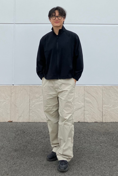 Ультраэластичная ветровка Uniqlo легкая куртка 1159833942 (Черный S)