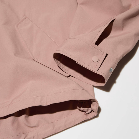 Легкая ветровка Uniqlo парка с капюшоном 1159834022 (Розовый XXL)