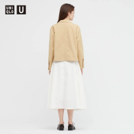 Куртка-жакет легкая UNIQLO на пуговицах 1159773029 (Светло-коричневый, XS)