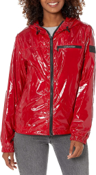 Легкая водостойкая куртка Calvin Klein на молнии 1159774874 (Красный, XS)