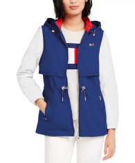 Куртка-ветровка Tommy Hilfiger с капюшоном 1159777267 (Синий, XL)