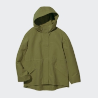 Парка Uniqlo легкая куртка ветровка с капюшоном 1159784929 (Зеленый, XS)