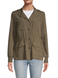 Жакет Calvin Klein легкая куртка-рубашка на пуговицах 1159787336 (Зеленый, S)