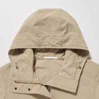 Парка Uniqlo легкая куртка ветровка с капюшоном 1159795674 (Бежевый, XL)