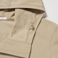 Парка Uniqlo легкая куртка ветровка с капюшоном 1159795674 (Бежевый, XL)