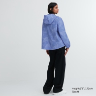 Вітровка жіноча Uniqlo захист від ультрафіолету UPF 50 1159795944 (Білий/синій, L)