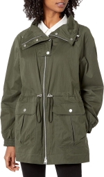 Женская легкая куртка Levi's с капюшоном 1159796334 (Зеленый, XS)