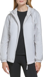 Женская ветровка Calvin Klein с капюшоном 1159798310 (Серый, L)