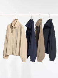 Ультраэластичная ветровка Uniqlo легкая куртка 1159833100 (Бежевый L)