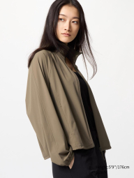 Ультраэластичная ветровка Uniqlo легкая куртка 1159833478 (Коричневый XXL)