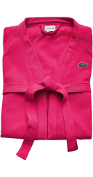 Махровый халат Lacoste 1159788626 (Розовый, One size)