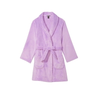 Жіночий плюшевий короткий халат Victoria's Secret. 1159805340 (Фіолетовий, XS/S)