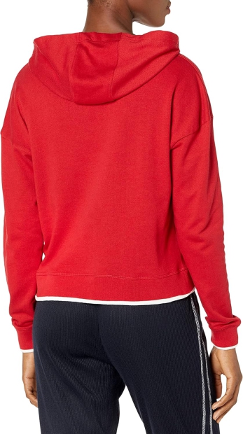 Женское худи Tommy Hilfiger с логотипом 1159809132 (Красный, S)