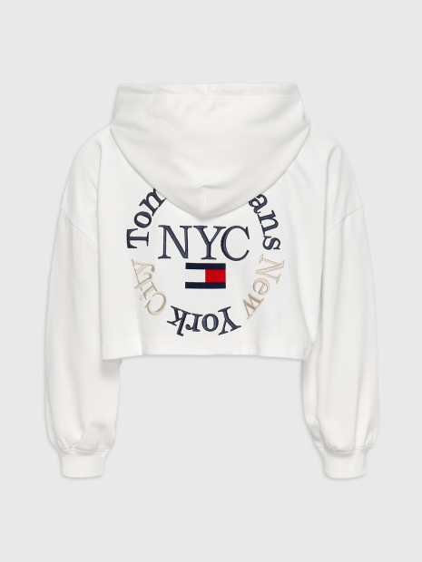 Жіноче укорочене худі Tommy Hilfiger 1159822411 (Білий XXL)