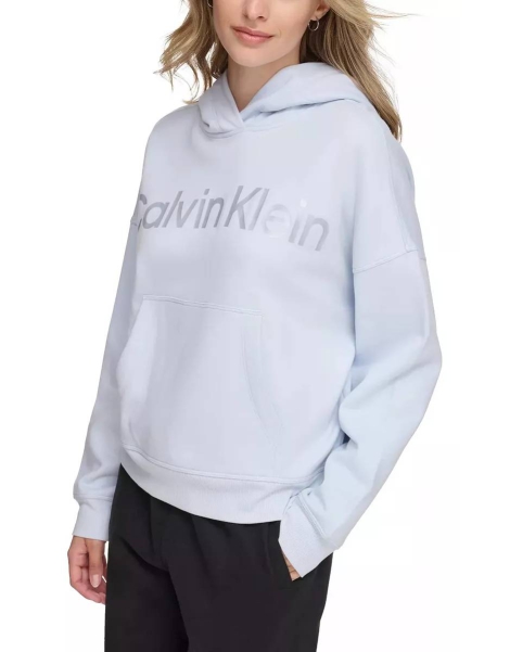 Жіноче флісове худі Calvin Klein з капюшоном 1159827469 (Блакитний XL)