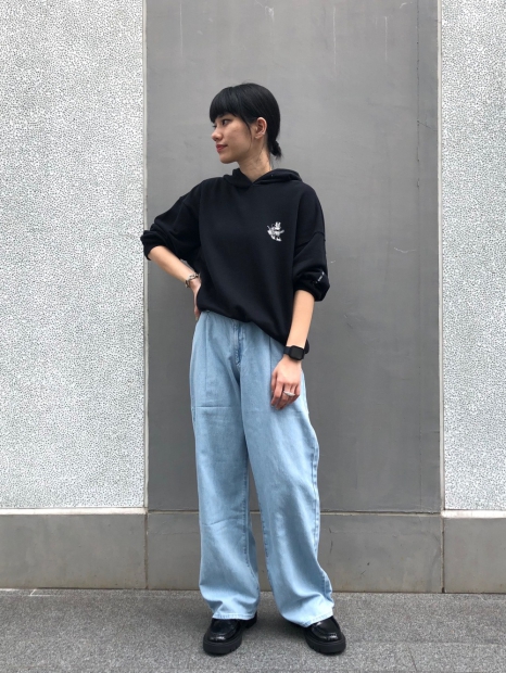 Стильне худі MAGIC FOR ALL UNIQLO з принтом 1159829095 (Чорний XXL)