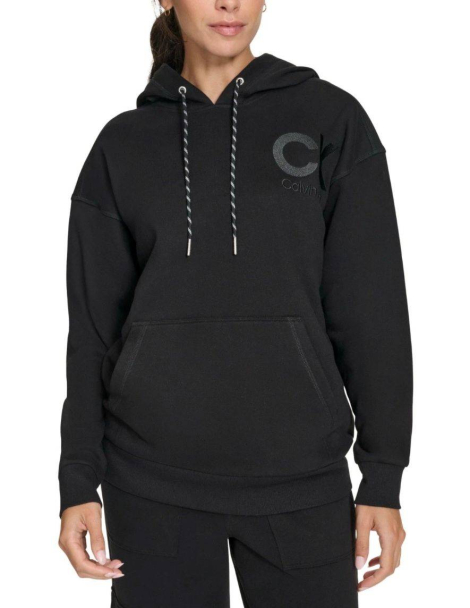 Женское худи Calvin Klein с капюшоном 1159836109 (Черный XS)