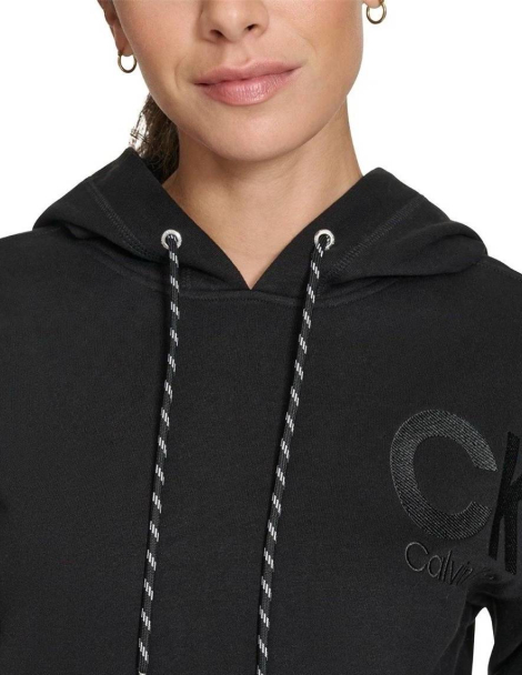 Женское худи Calvin Klein с капюшоном 1159836109 (Черный XS)