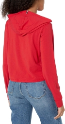 Женское легкое худи Tommy Hilfiger с капюшоном 1159803436 (Красный, S)
