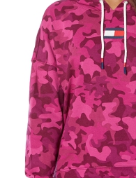 Женское худи Tommy Hilfiger с вырезом сзади 1159804283 (Розовый, M)
