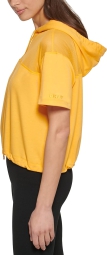 Жіноче укорочене худі DKNY з коротким рукавом 1159805869 (Жовтий, M)