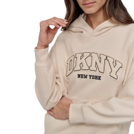Женское худи DKNY 1159838047 (Бежевый XS)