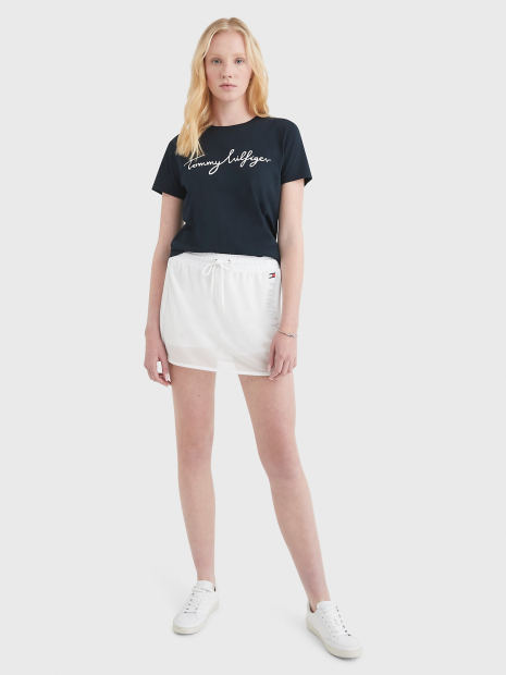 Женские шорты-юбка Tommy Hilfiger спортивные 1159768639 (Белый L)