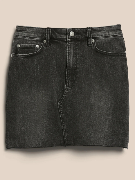 Женская джинсовая юбка Banana Republic 1159770601 (Черный, 6)