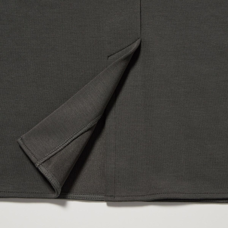 Женская эластичная юбка UNIQLO 1159777855 (Серый, S)