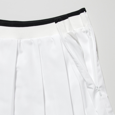 Женская плиссированная мини-юбка JW Anderson UNIQLO 1159784872 (Белый, L)