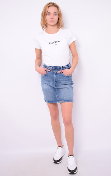 Женская джинсовая юбка Pepe Jeans London 1159786612 (Синий, S)