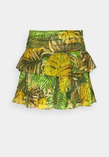 Женская юбка Guess с воланами 1159792755 (Зеленый, M)