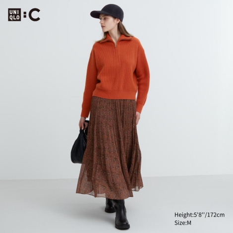 Жіноча спідниця UNIQLO 1159801819 (Коричневий, M)