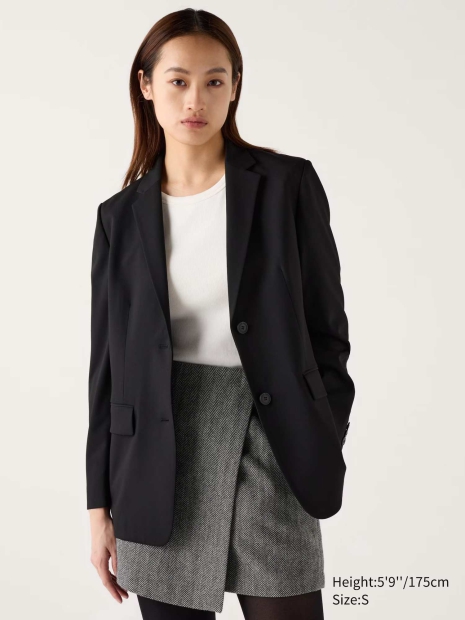 Твідова спідниця-шорти UNIQLO 1159828305 (Сірий S)