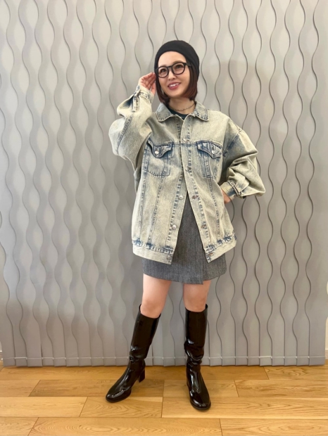 Твідова спідниця-шорти UNIQLO 1159828305 (Сірий S)