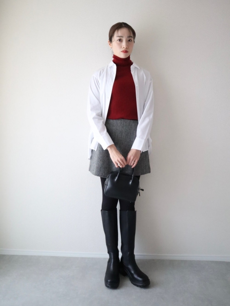 Твідова спідниця-шорти UNIQLO 1159828305 (Сірий S)